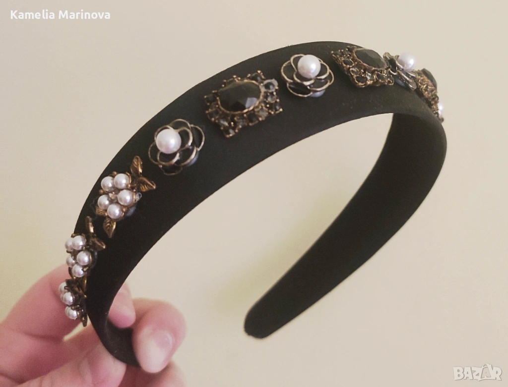 Ръчно изработена диадема , снимка 1