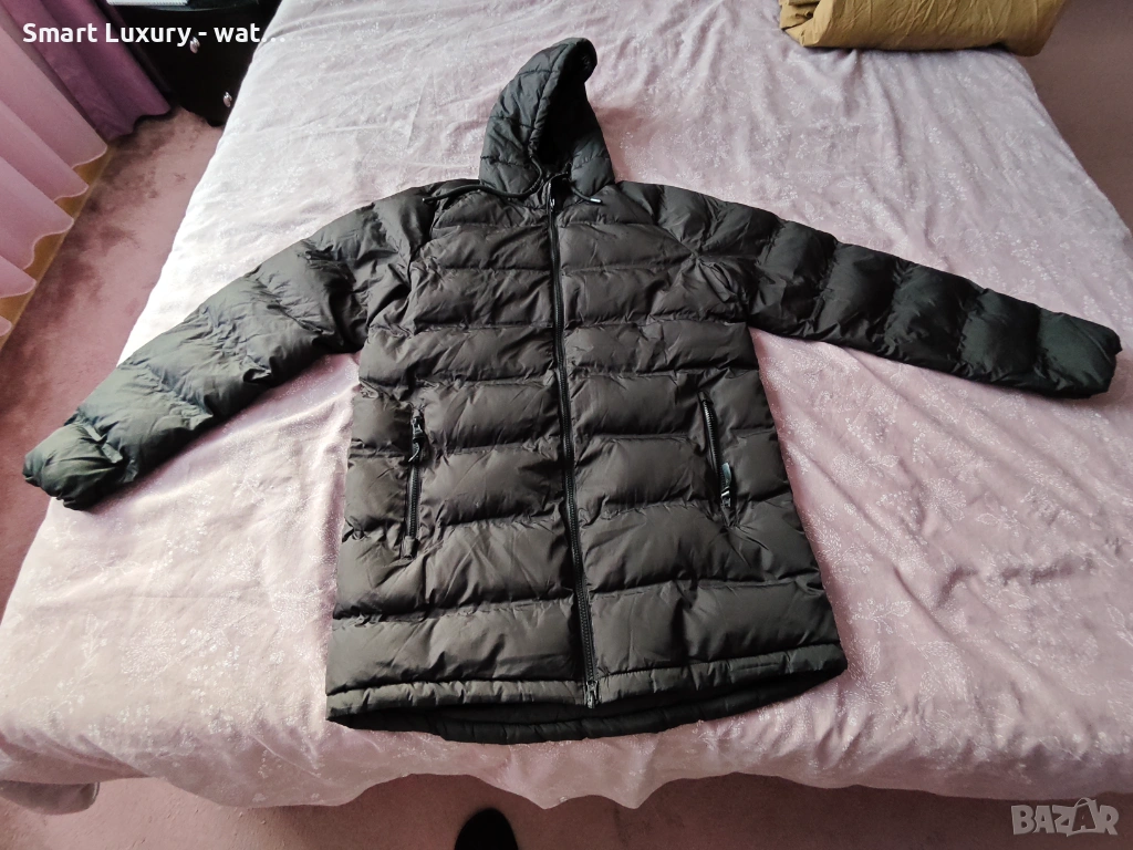 Мъжко черно зимно яке Cropp L размер , снимка 1