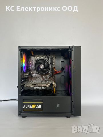 Геймърски компютър AMD Ryzen 5 1600, RTX 2060 Super 8GB, 16GB ram , снимка 2 - Геймърски - 46215589