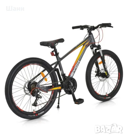 Детски алуминиев велосипед 24” Byox Clasher – Shimano скорости, дискови спирачки!, снимка 2 - Детски велосипеди, триколки и коли - 50241597