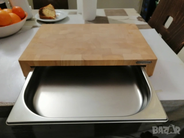 Дъска за рязане Continenta с чекмедже от неръждаема стомана, снимка 8 - Аксесоари за кухня - 53499360