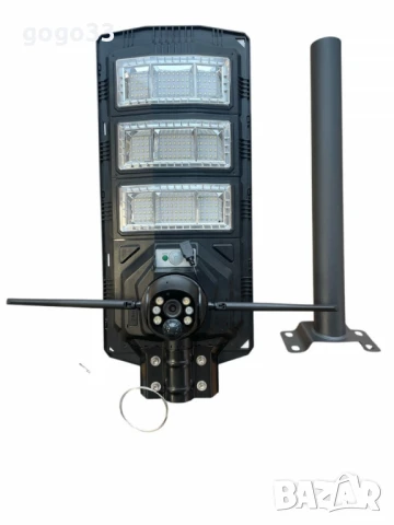 Интелигентна 2 в 1 улична соларна лампа с вградена 5MP камера – 1800W мощност , снимка 3 - Соларни лампи - 50492442