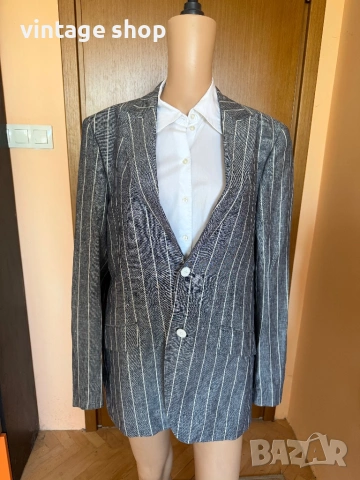 Мъжко  ленено ленено сако British Indigo