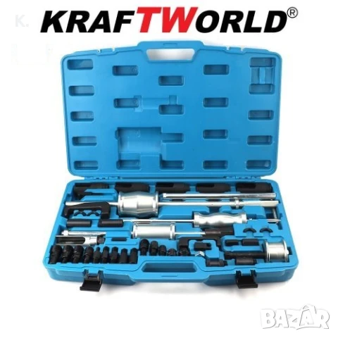 Обратен чук за вадене на дюзи KRAFTWORLD 40 части, снимка 1