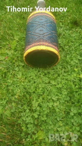 Плетена бутилка , снимка 2 - Антикварни и старинни предмети - 50942884