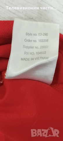 Футболна тениска фланелка на Дания Denmark Hummel RN NO. 104932 датски национален отбор размер S, снимка 8 - Тениски - 52145612