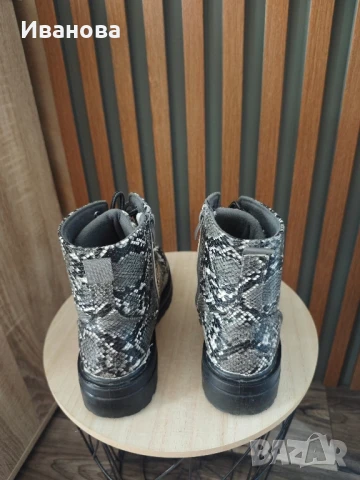 Дамски боти - змийски, снимка 3 - Дамски боти - 50745079