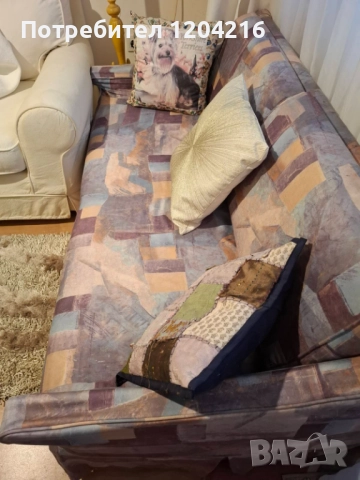 Двуместен старинен диван, снимка 5 - Дивани и мека мебел - 52482042