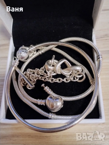 Оригинални гривни Пандора , снимка 6 - Гривни - 53904300