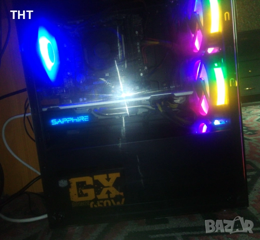 ГеймингPC AMD Ryzen 5 1600/6с/12т/RX570-4gb/16gbDDR4/240ssd/1Tbhdd/650PSU, снимка 3 - Геймърски - 52611875