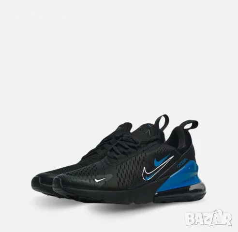 НАМАЛЕНИЕ !!! Маратонки Nike Air Max 270 Black/Blue FB8032-001 №38, снимка 3 - Детски маратонки - 47135857