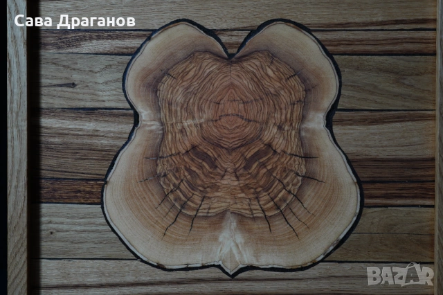 Стенна пластика от масивна дървесина "Вътрешна красота", снимка 8 - Пана - 54000272