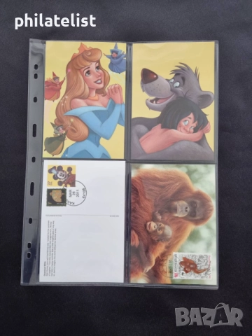 прозрачни листи LUX A4 за монетни карти Андора 2CT - 106х150 мм , опаковка от 5 броя GRANDE стандарт