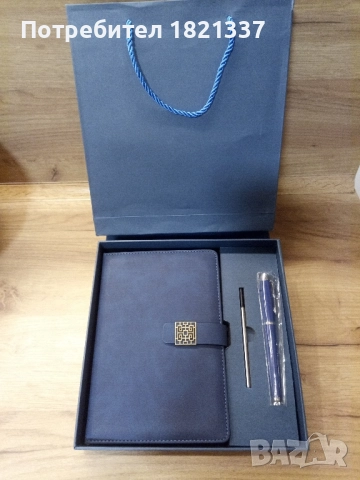 Подаръчен комплект тефтер и химикалка , снимка 3 - Подаръци за рожден ден - 51875019