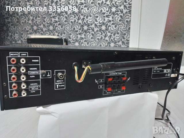 Усилвател TELEFUNKEN HR660, снимка 3 - Ресийвъри, усилватели, смесителни пултове - 53624070