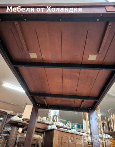 Масивна дъбова разтегателна маса, снимка 8 - Маси - 50999545