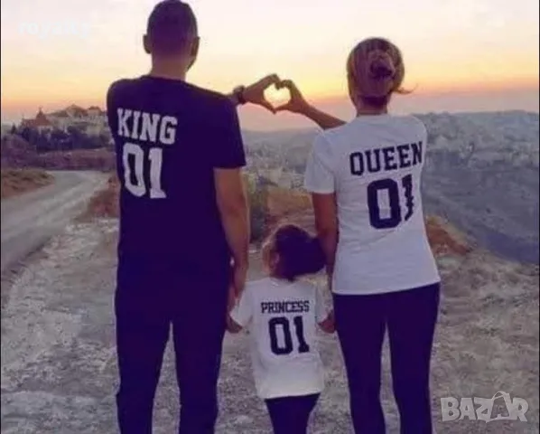 Семеен комплект тениски 