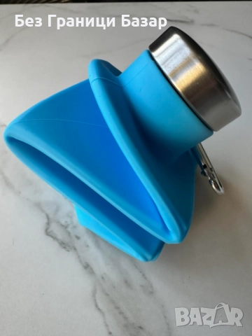 Нова сгъваема Фитнес бутилка за вода Идеална за тренировки и спорт, снимка 2 - Други стоки за дома - 52003117