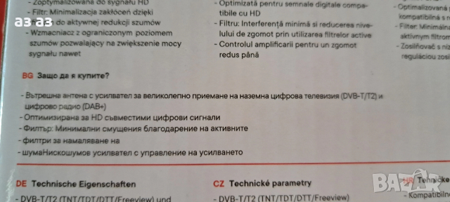Цифрова тв антена One for all - нова, снимка 2 - Приемници и антени - 52834614