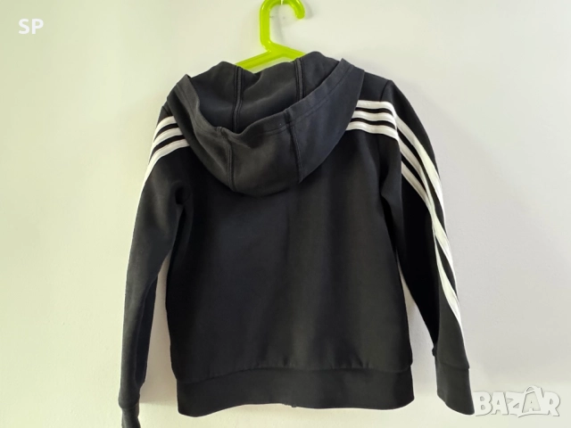 Детски суитшърт с качулка Adidas - 7-8г., снимка 3 - Детски анцузи и суичери - 51865097