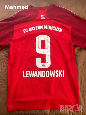 Футболна тениска на Bayern Munich Lewandowski - XL, снимка 1 - Футбол - 47490673