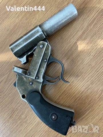 Немски ракетен/сигнален пистолет – кал. 26мм, снимка 3 - Бойно оръжие - 53854320