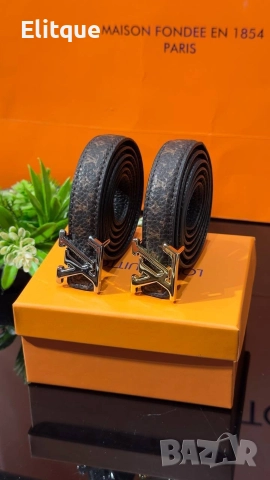 колани от естествена кожа в кутия louis vuitton , снимка 7 - Колани - 52907750
