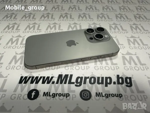 #MLgroup предлага iPhone 15 Pro 128GB Natural Titanium 91%, втора употреба, снимка 4 - Apple iPhone - 47480443