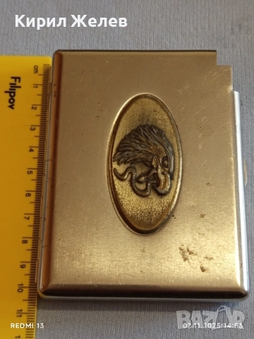 Метална ретро табакера с орел много красива за КОЛЕКЦИЯ ДЕКОРАЦИЯ 49033, снимка 7 - Други ценни предмети - 52263936