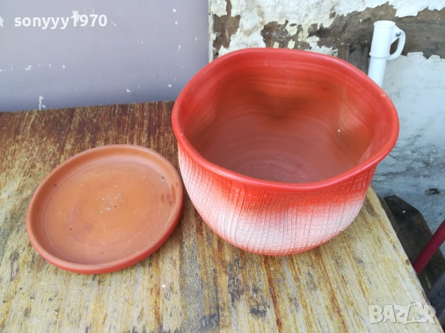 КЕРАМИЧНА САКСИЯ КАШПА 1910251235, снимка 15 - Саксии и кашпи - 52105506