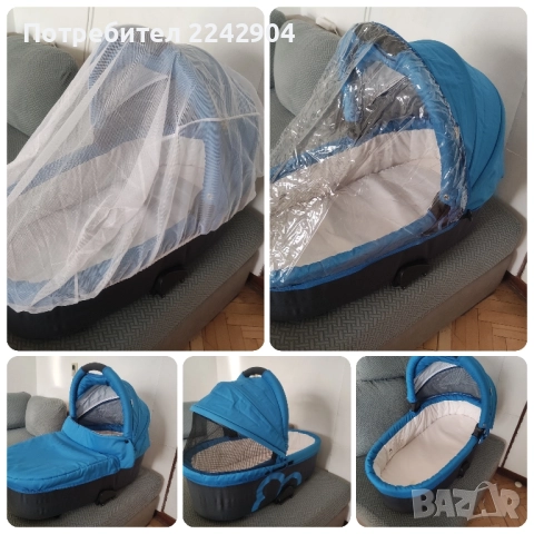 Бебешка количка 3 в 1 Baby Design Lupo, снимка 9 - Детски колички - 52062083