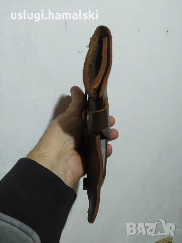 Ретро кожен кобур за пистолет Макаров, снимка 2 - Антикварни и старинни предмети - 52694154