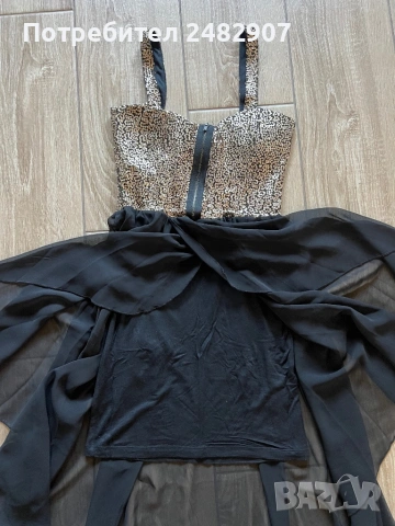 Официална дамска рокля с пайети, снимка 10 - Рокли - 53695052