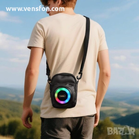 Bluetooth високоговорител HOCO HC41 8W – Портативна колонка тип чанта, снимка 4 - Тонколони - 53985384