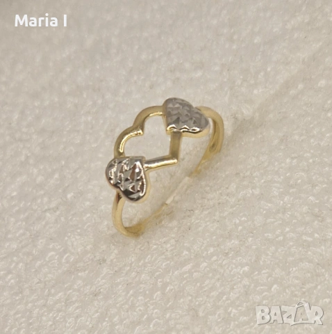 Дамски златни пръстени , снимка 3 - Пръстени - 53402183