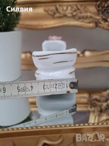 Порцеланова миниатюра- кола, снимка 10 - Статуетки - 54172230