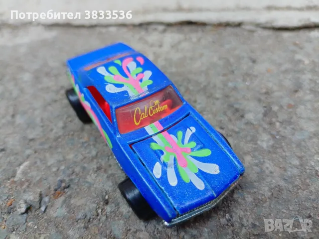 Ранно произв. рядък модел количка Hotwheels Custom Cal Camaro 67, снимка 3 - Колекции - 50108333