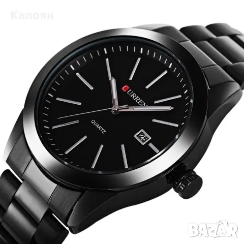 (2 цвята) Мъжки часовник Curren 8091 с метална верижка, снимка 6 - Мъжки - 49688405