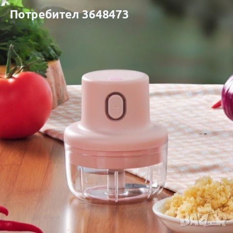 Кухненски мини чопър, снимка 4 - Чопъри и пасатори - 46740347