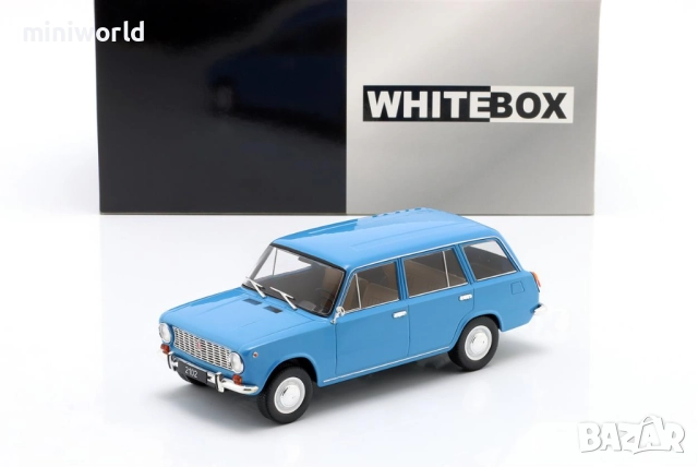 ВАЗ 2102 Жигула LADA1200 комби 1971 - мащаб 1:24 на WhiteBox моделът е нов в кутия, снимка 4 - Колекции - 52803804