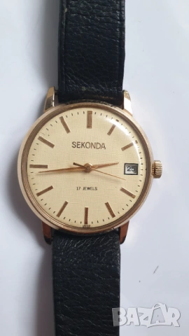 Мъжки механичен часовник Seconda POLJOT, снимка 3 - Антикварни и старинни предмети - 53464693