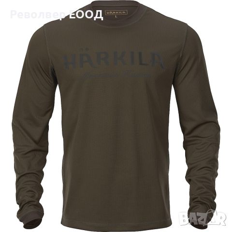 Мъжка блуза Harkila - Mountain Hunter, в цвят Hunting green/Shadow brown