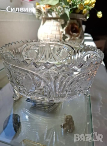 Ретро купа *кристална*, снимка 3 - Декорация за дома - 53438961