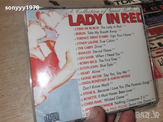LADY IN RED CD 3001261908, снимка 3 - CD дискове - 53287554