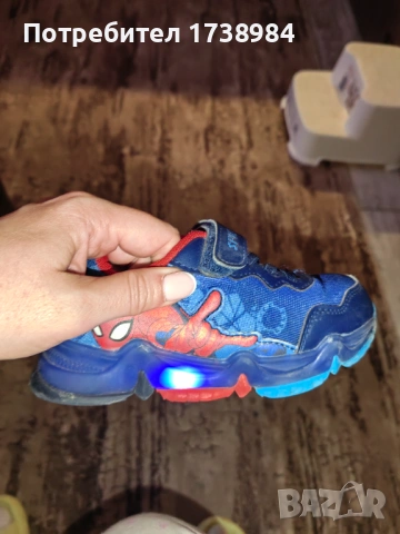 Детски светещи маратон спайдър мен