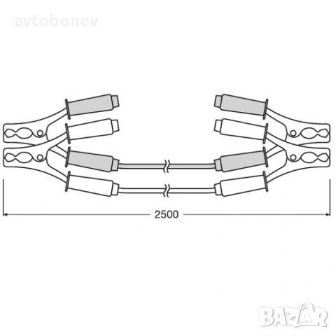 Кабели за подаване на ток OSRAM STARTcable OSC060-150A-6mm², снимка 7 - Аксесоари и консумативи - 51873600