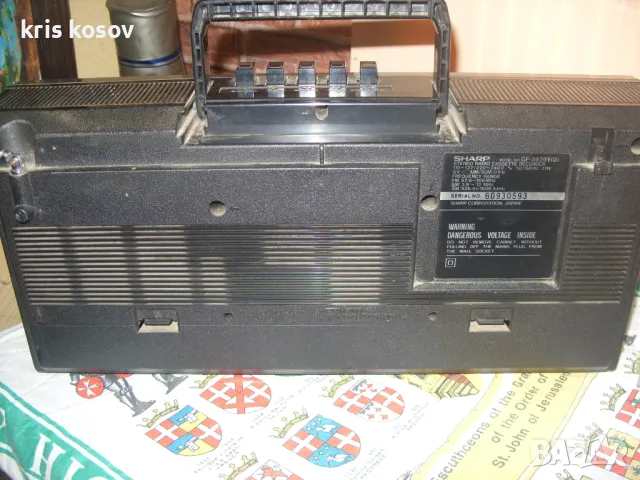  стерио радио касетофон марка Sharp/модел;GF3939 Y, снимка 4 - Радиокасетофони, транзистори - 49261257