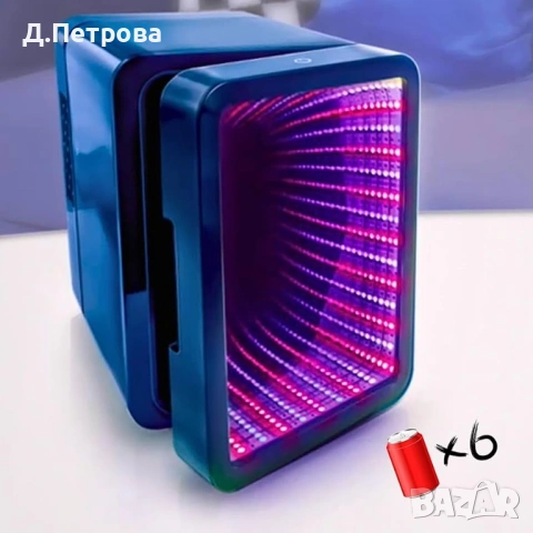 LED Мини Хладилник Infinity – 4L | USB | 12 цвята | , снимка 8 - Хладилници - 54260010