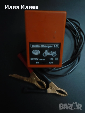 Зарядно за акумулатор на мотори 6V / 12V HELLA Charger 1.5