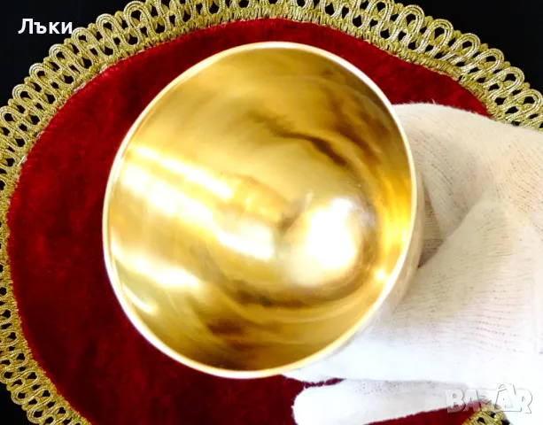 Бронзова чаша за уиски,гравирана. , снимка 2 - Антикварни и старинни предмети - 50291102